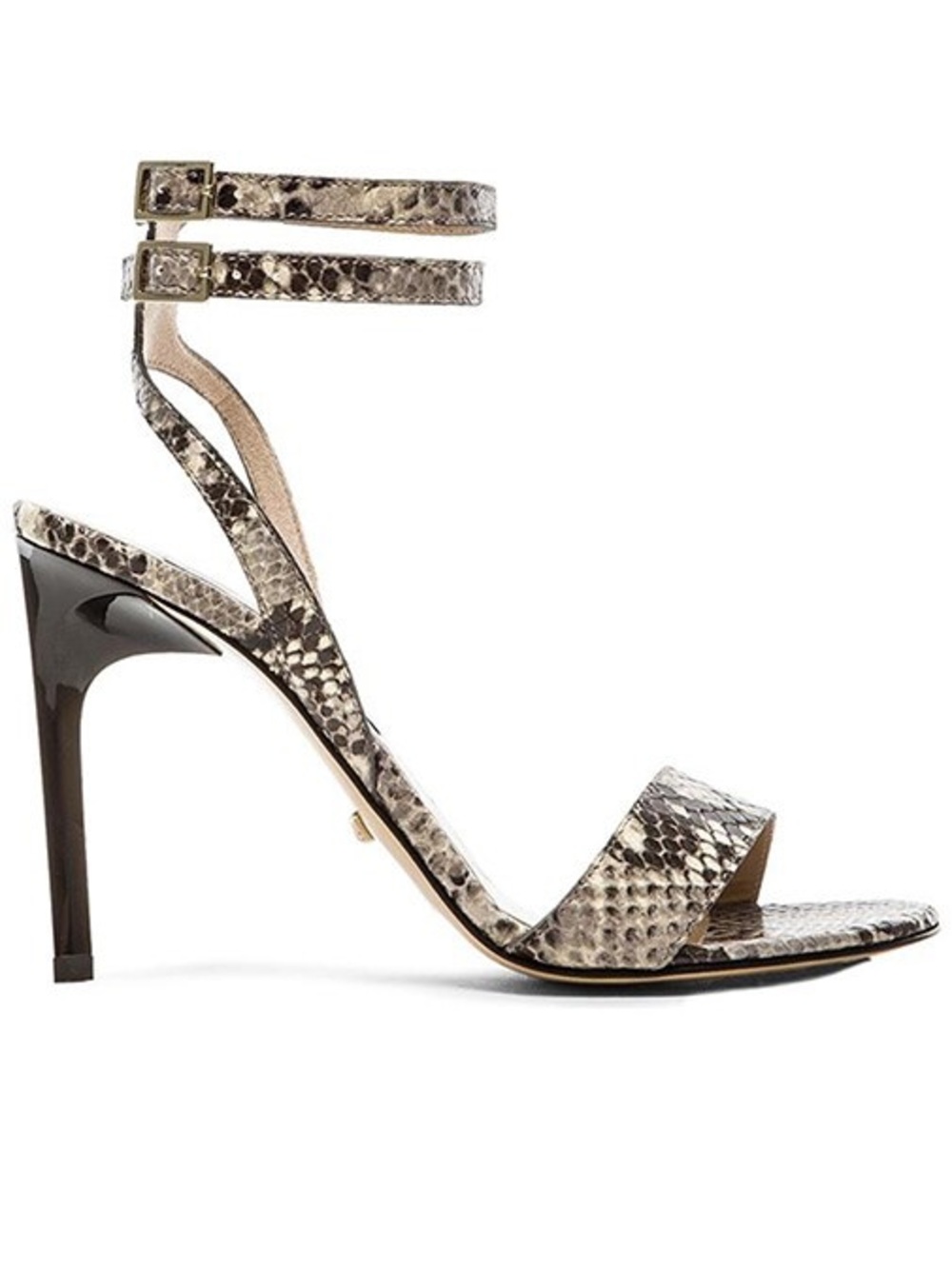 Diane Von Furstenburg Snakeskin Strap Heels